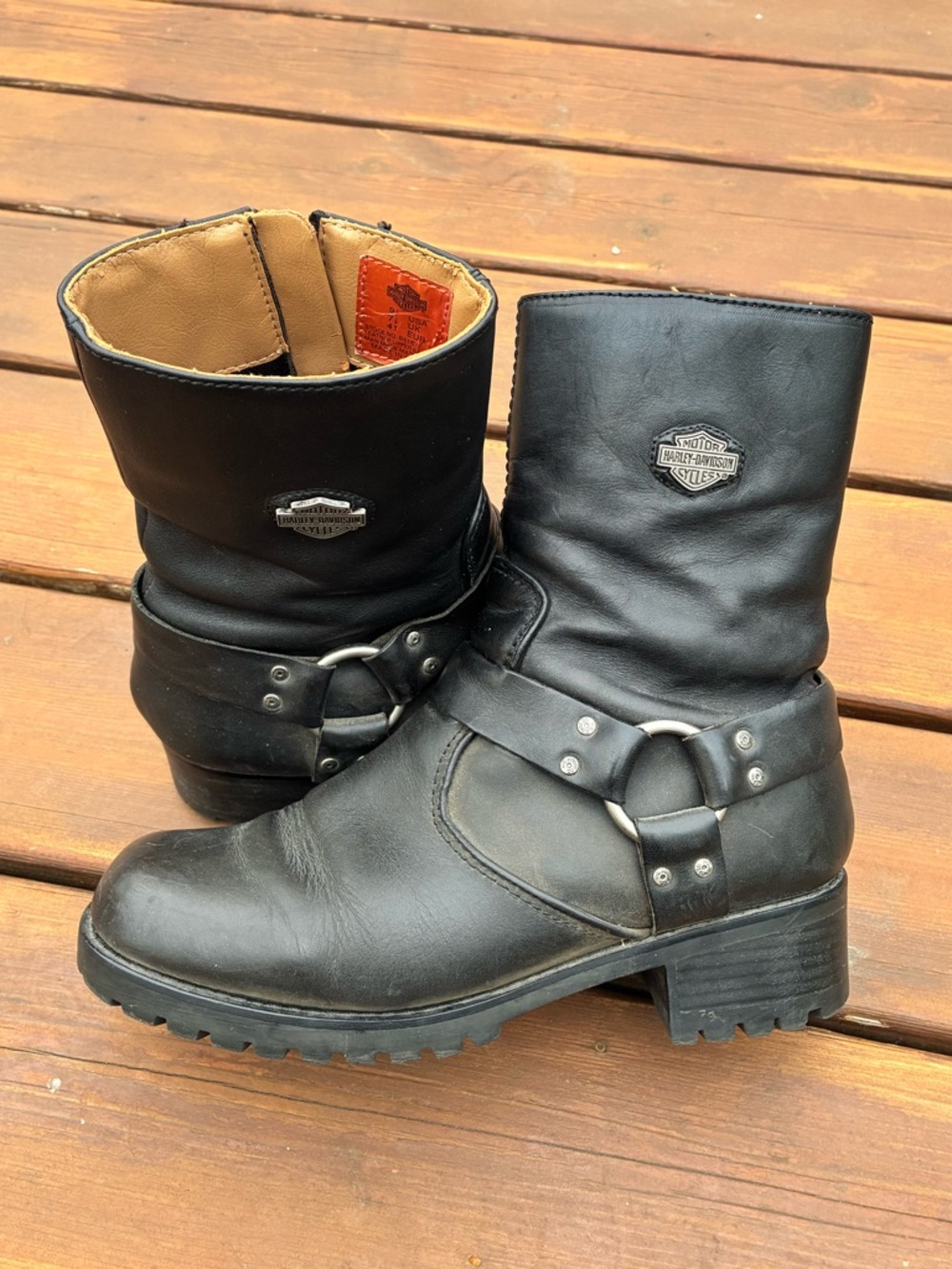 Harley-Davidson Women’s Black Leather Boots
